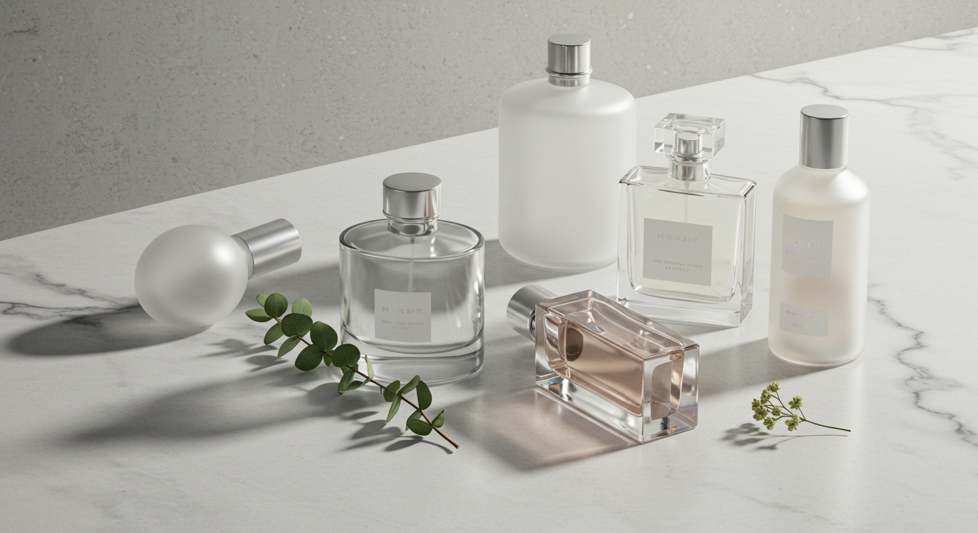 Elegant collection of best unisex perfumes in minimalist bottles